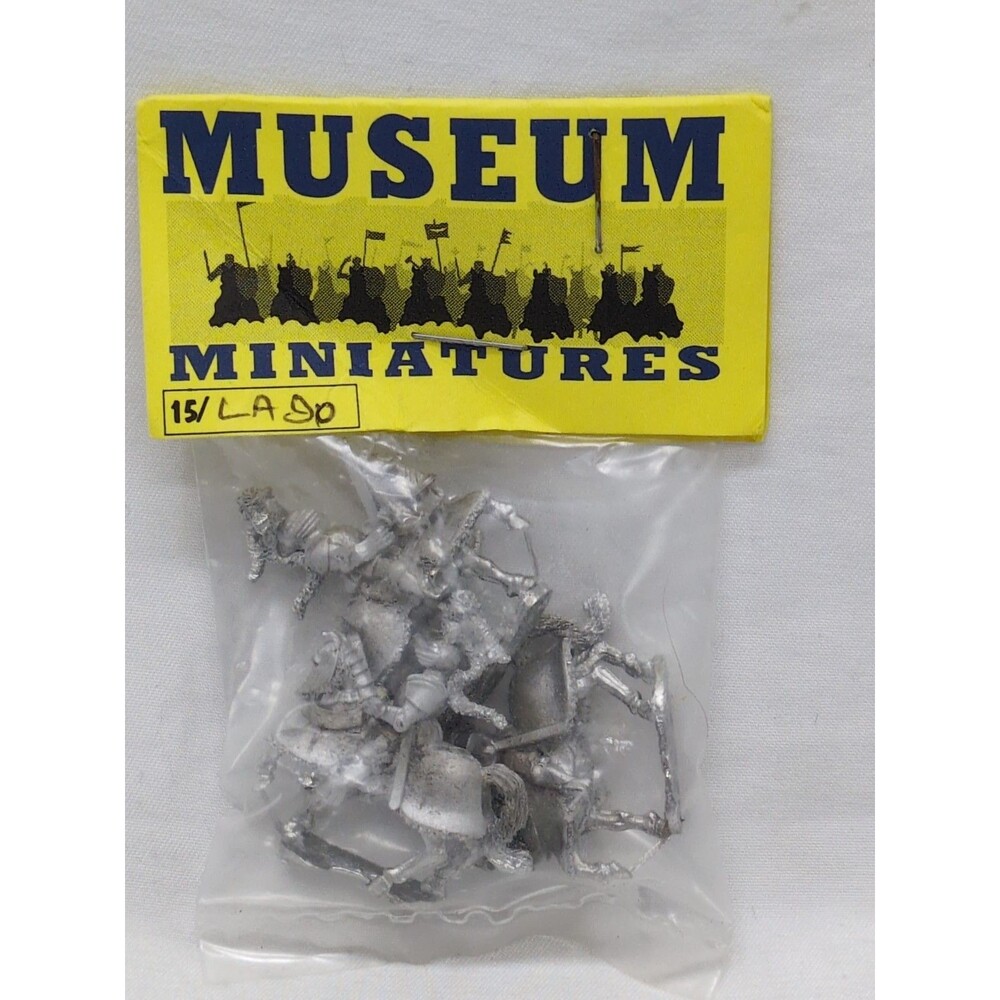 Museum Miniatures Armored Knights Cavalry 15mm Miniatures